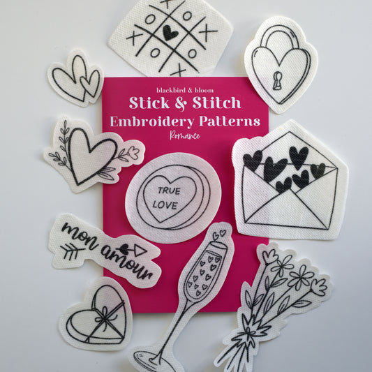 Romance Stick & Stitch Embroidery Patterns